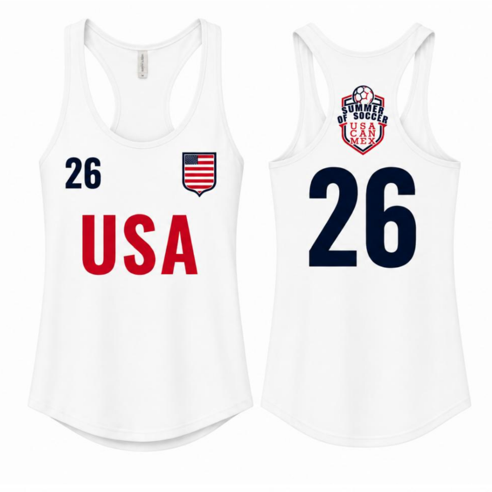 USA Next Level Women's Racerback Tank