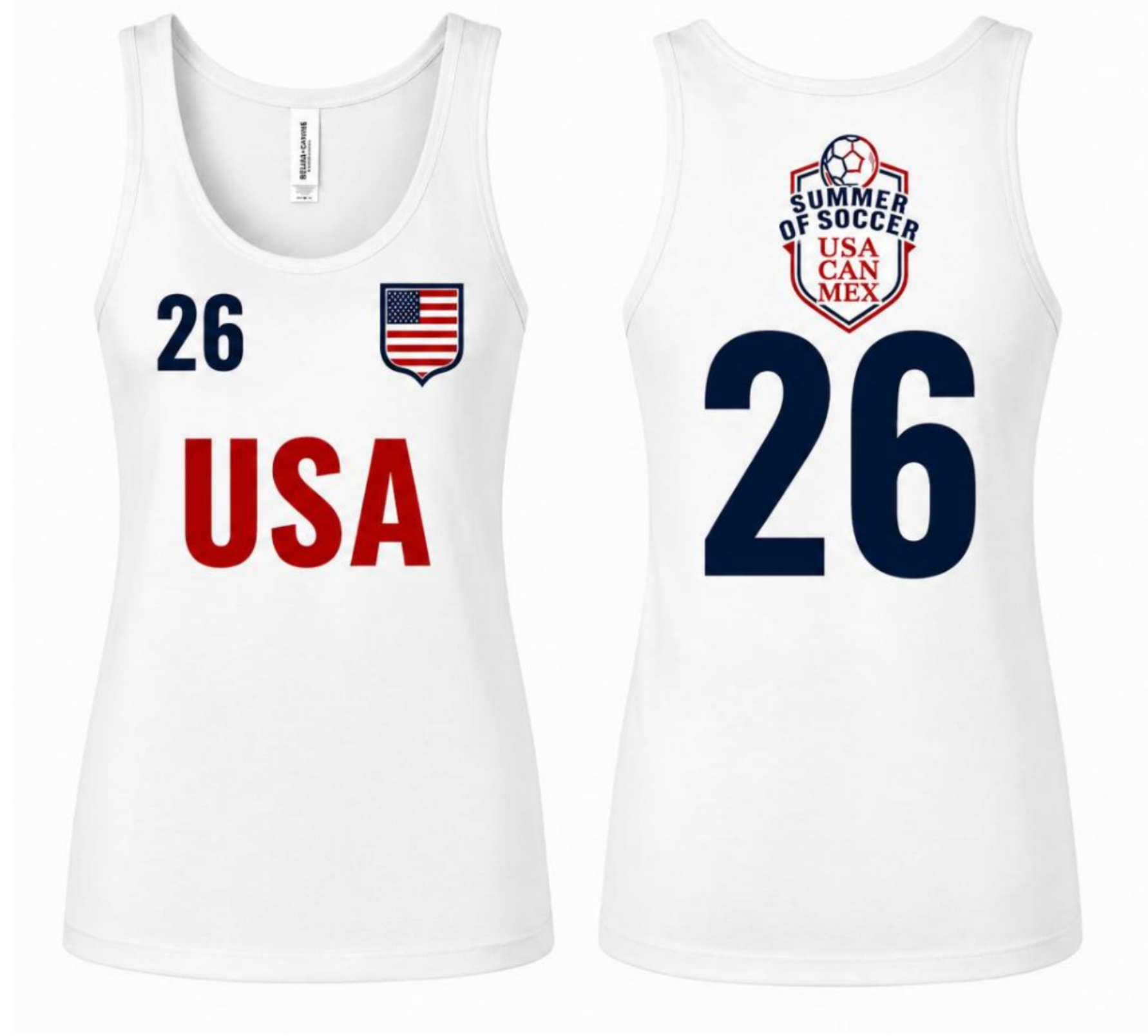 USA Bella + Canvas Women's Jersey Tank