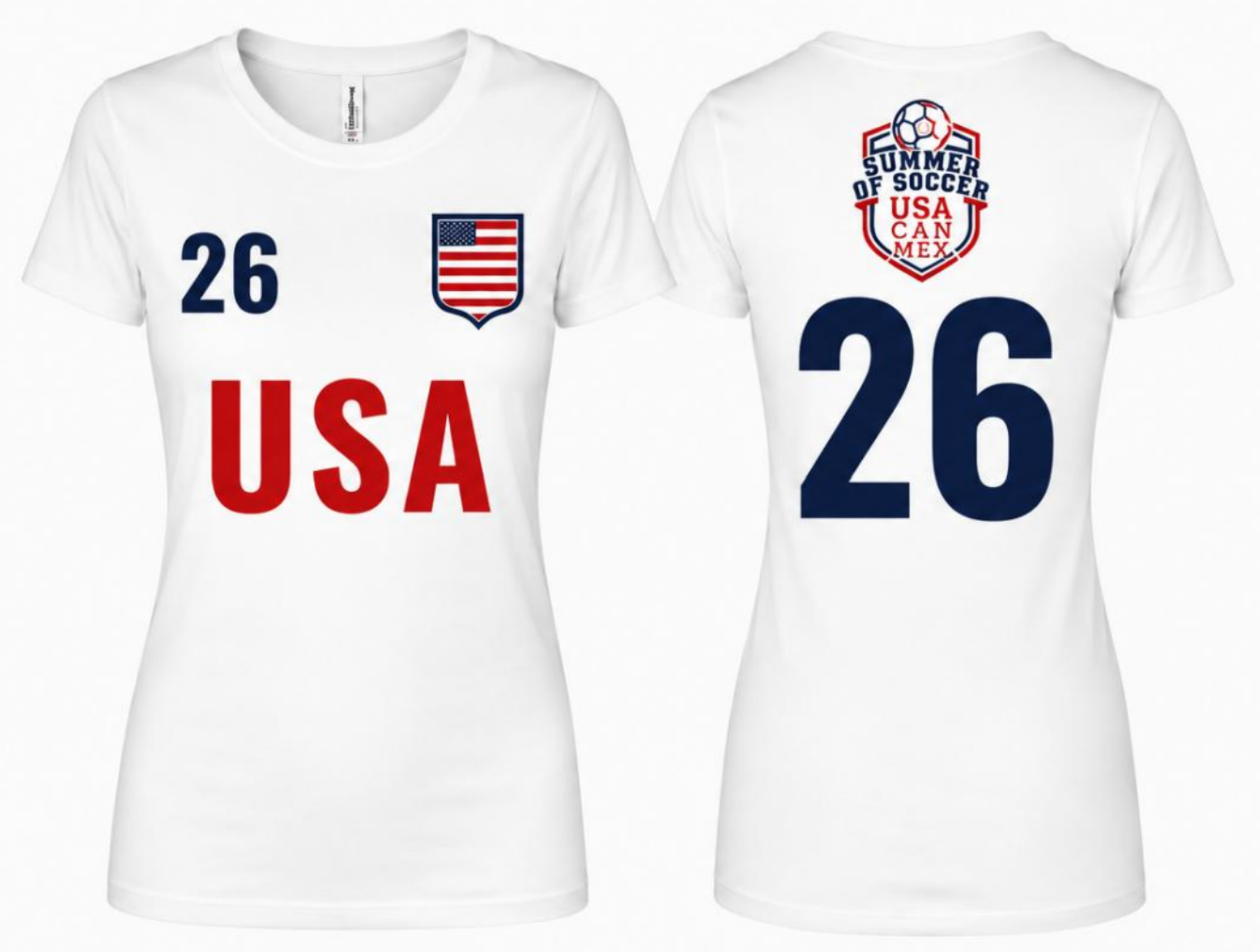 USA Bella + Canvas Women's Slim Fit Tee