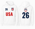 USA American Apparel Unisex Fleece Hoodie
