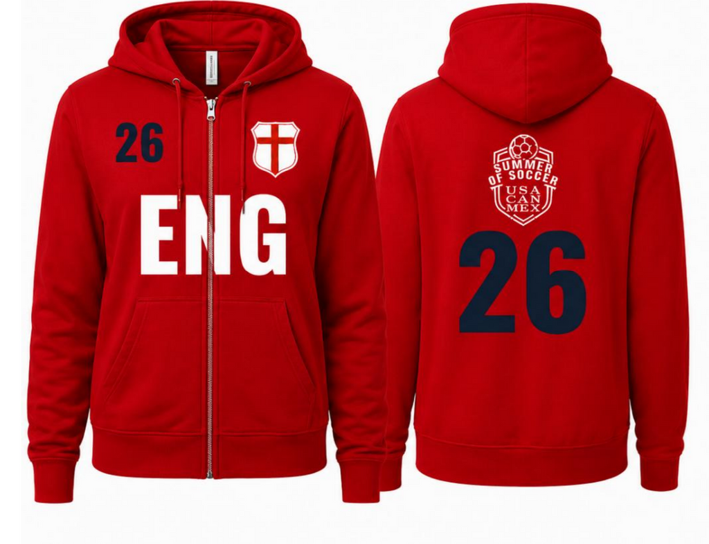 ENG Bella + Canvas Unisex Full Zip Hoodie