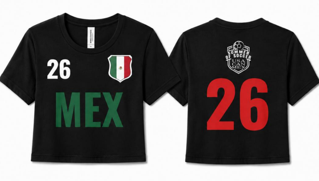 MEX Next Level Women's Jersey Crop Tee