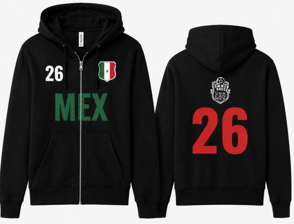 MEX Bella + Canvas Unisex Full Zip Hoodie