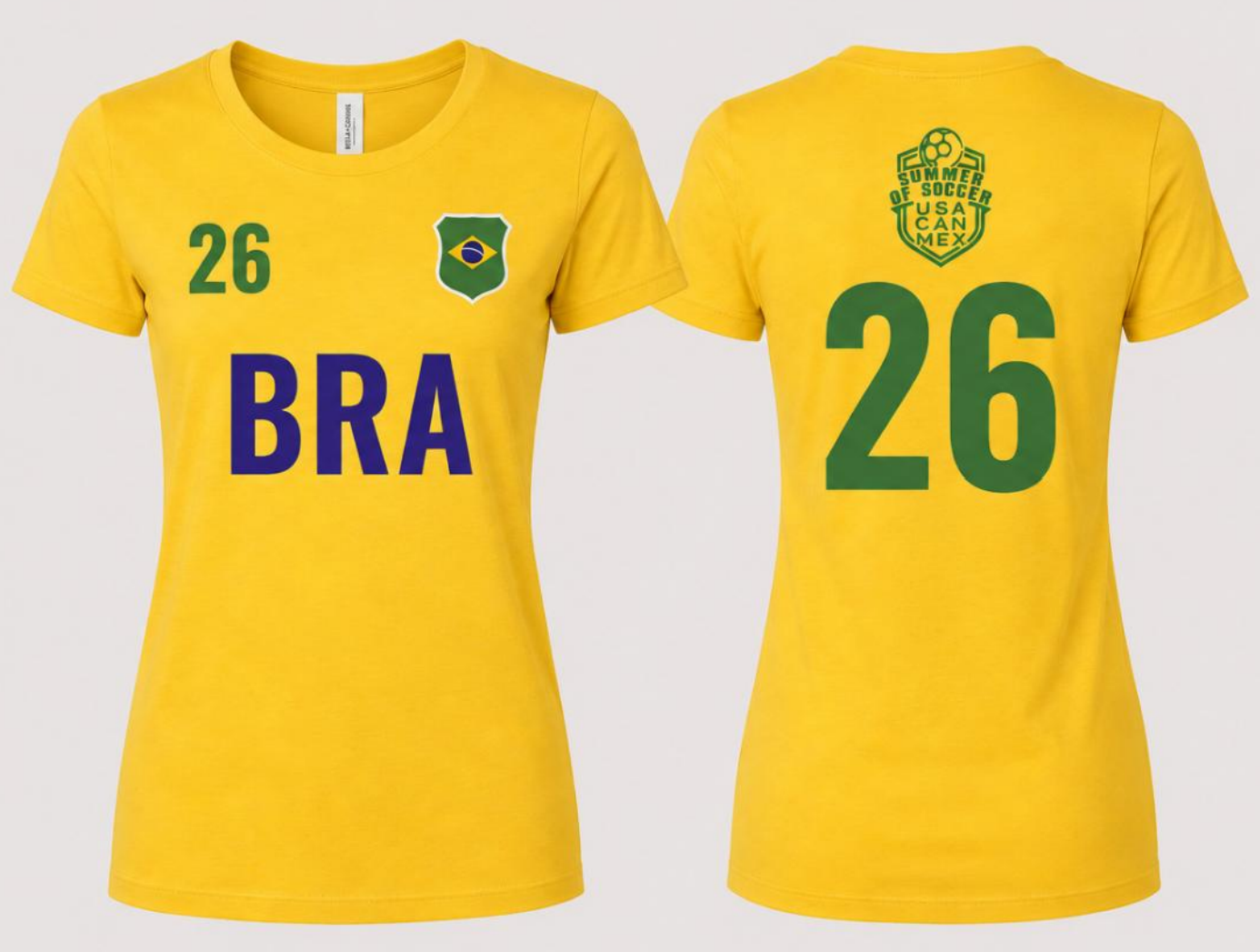 BRA Bella + Canvas Women's Slim Fit Tee