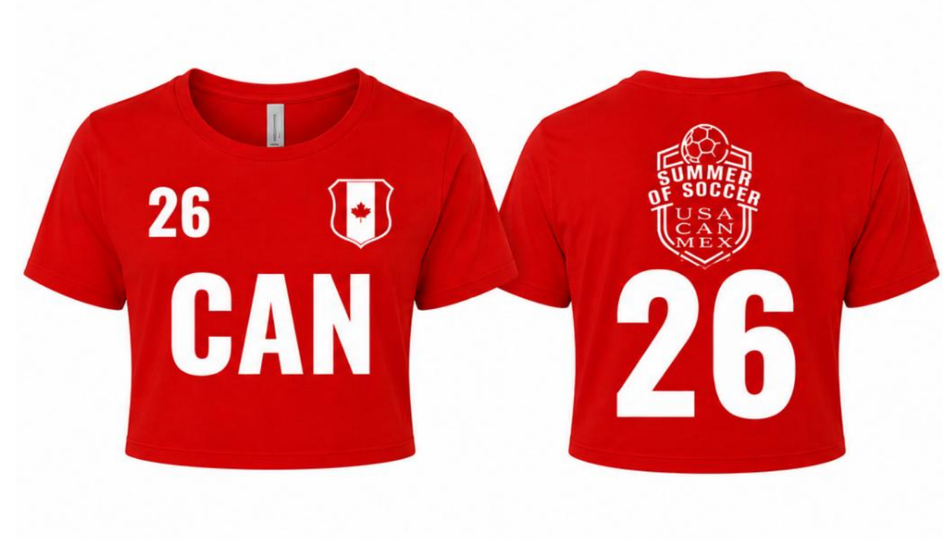 CAN Next Level Women's Crop Tee