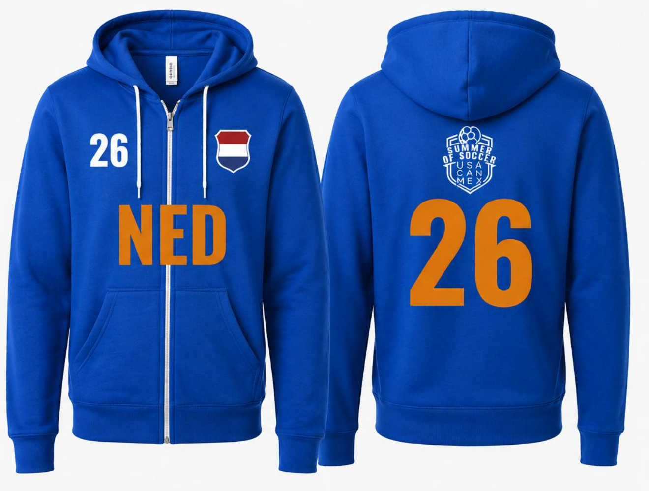 NED Bella + Canvas Full Zip Hoodie