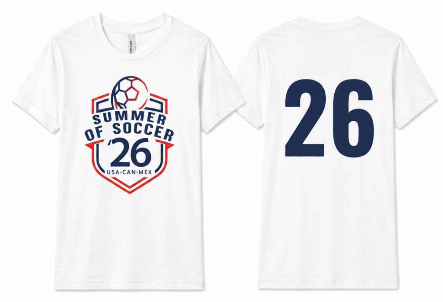 Summer of Soccer Brand Crest Shirts