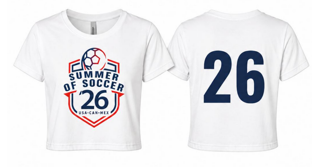 Summer of Soccer Brand Crest Shirts