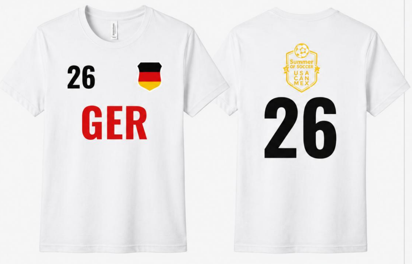 GER Bella + Canvas Unisex Cotton T-Shirt