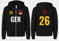 GER Bella + Canvas Full Zip Hoodie