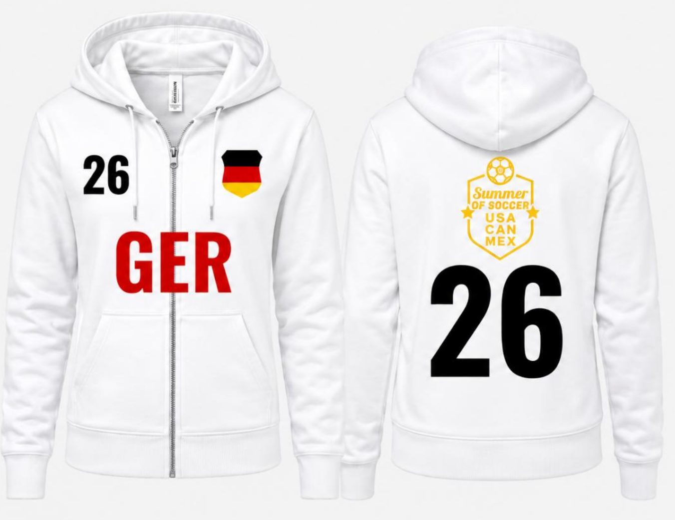GER Bella + Canvas Full Zip Hoodie