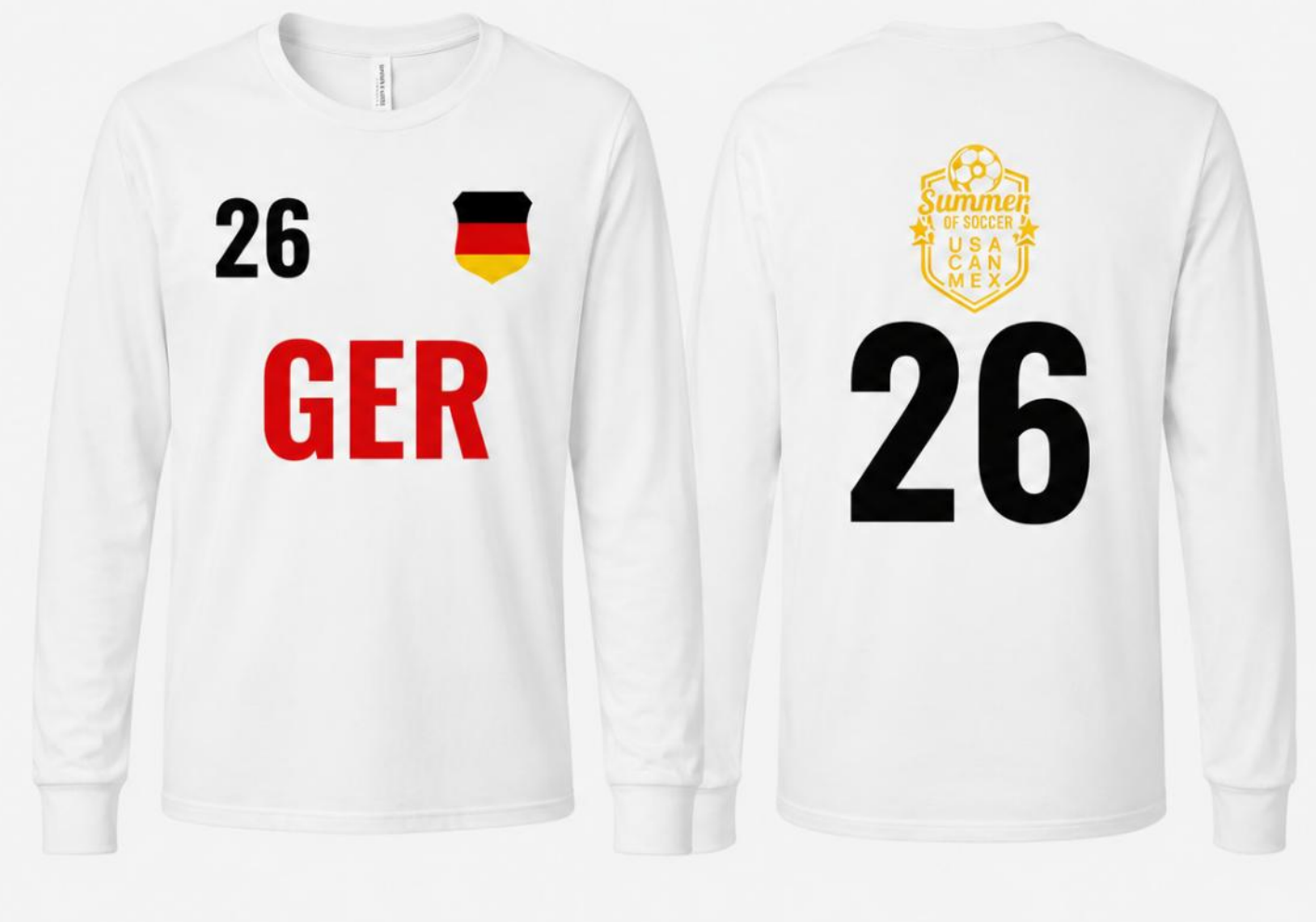GER Bella + Canvas Unisex Jersey Long Sleeve