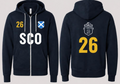 SCO Bella + Canvas Unisex Full Zip Up