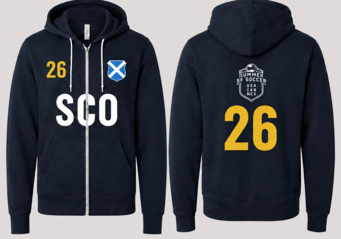 SCO Bella + Canvas Unisex Full Zip Up