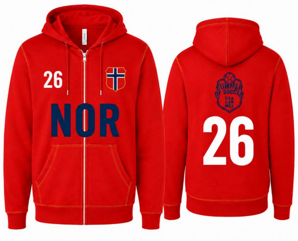 NOR Bella + Canvas Unisex Jersey Full Zip Up