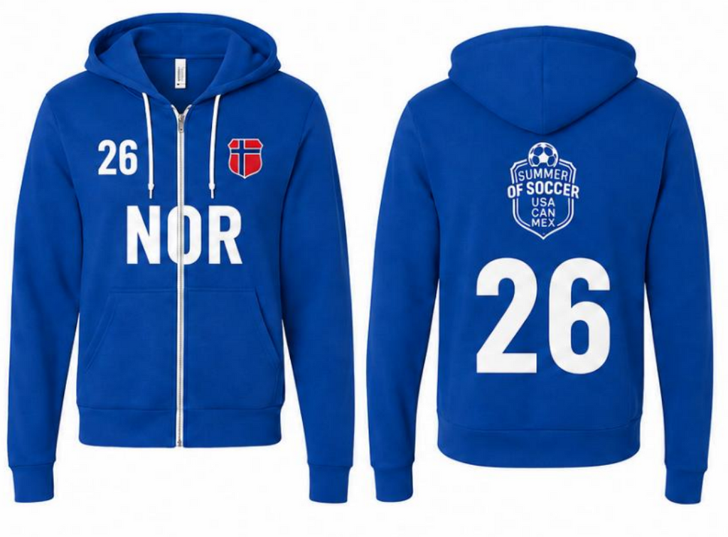 NOR Bella + Canvas Unisex Jersey Full Zip Up
