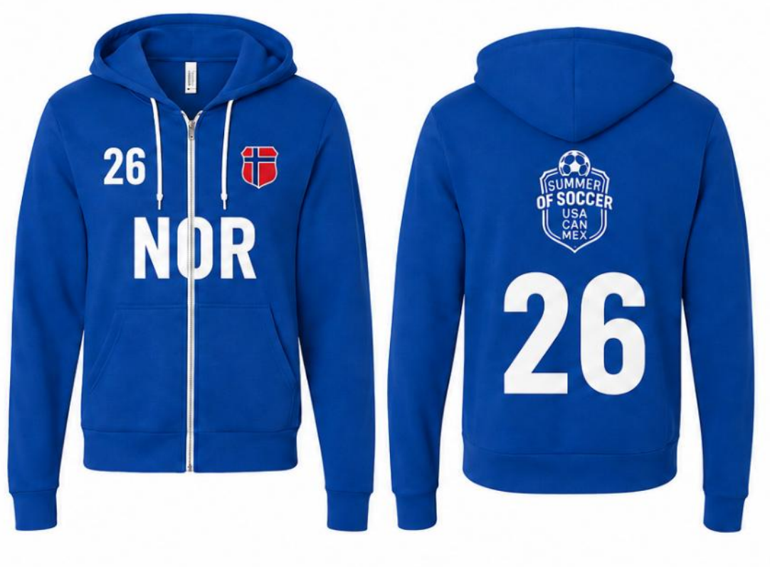NOR Bella + Canvas Unisex Jersey Full Zip Up