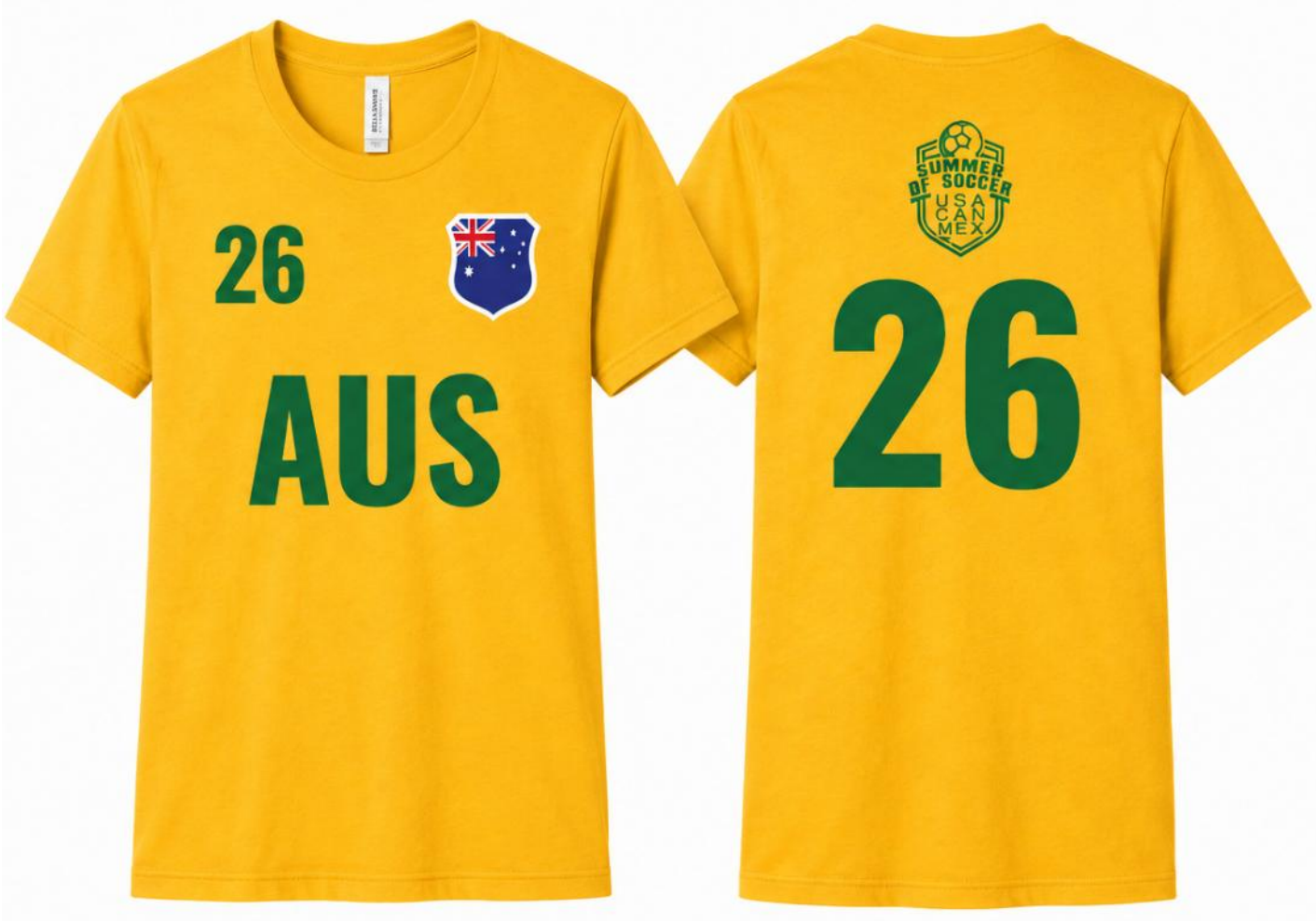 AUS Bella + Canvas Unisex Jersey Tee