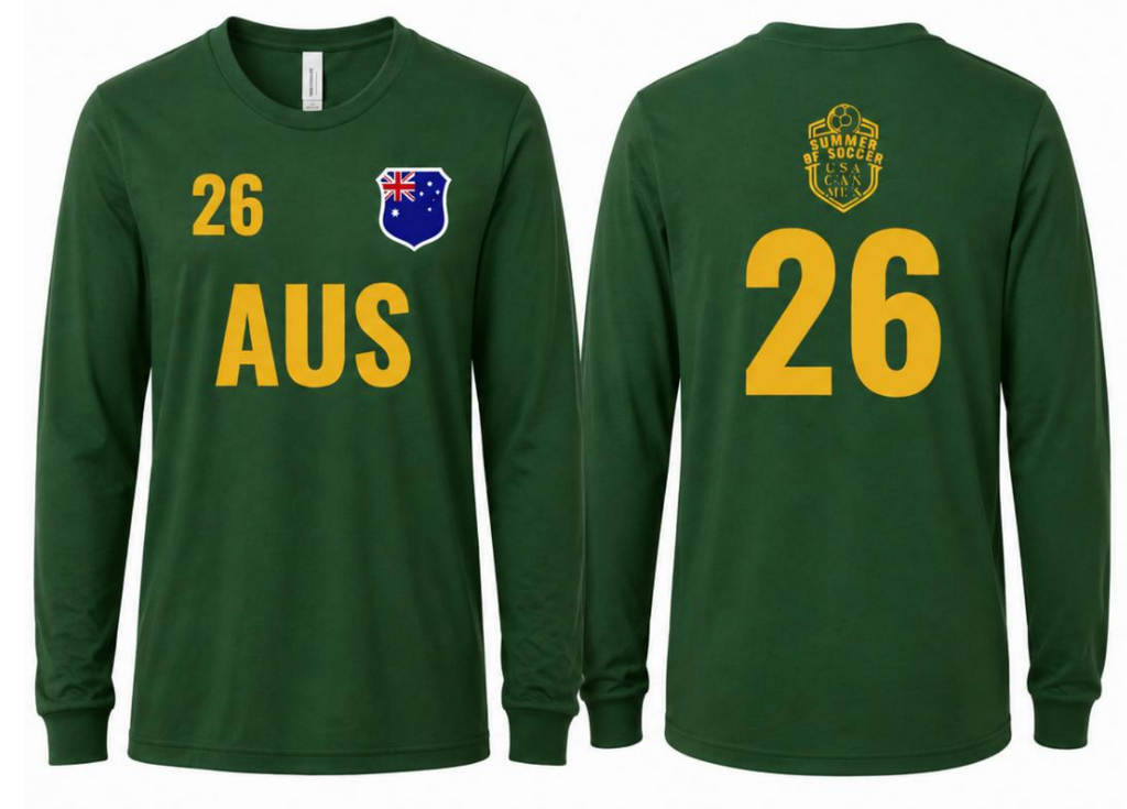 AUS Bella + Canvas Unisex Jersey Long Sleeve