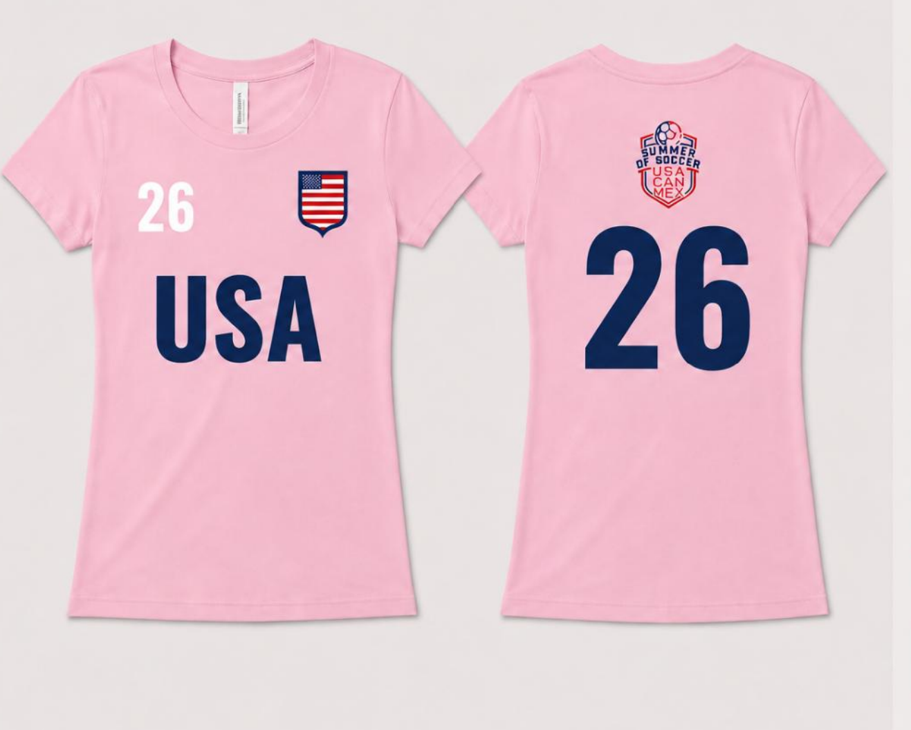 USA Bella + Canvas Women's Slim Fit Tee