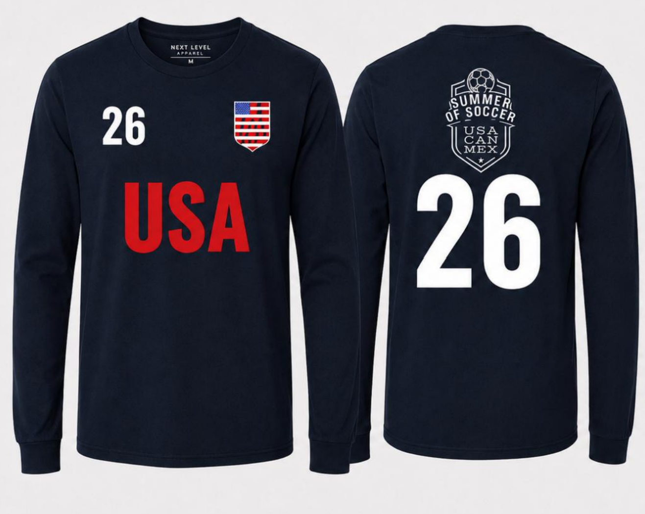 USA Bella + Canvas Unisex Jersey Long Sleeve