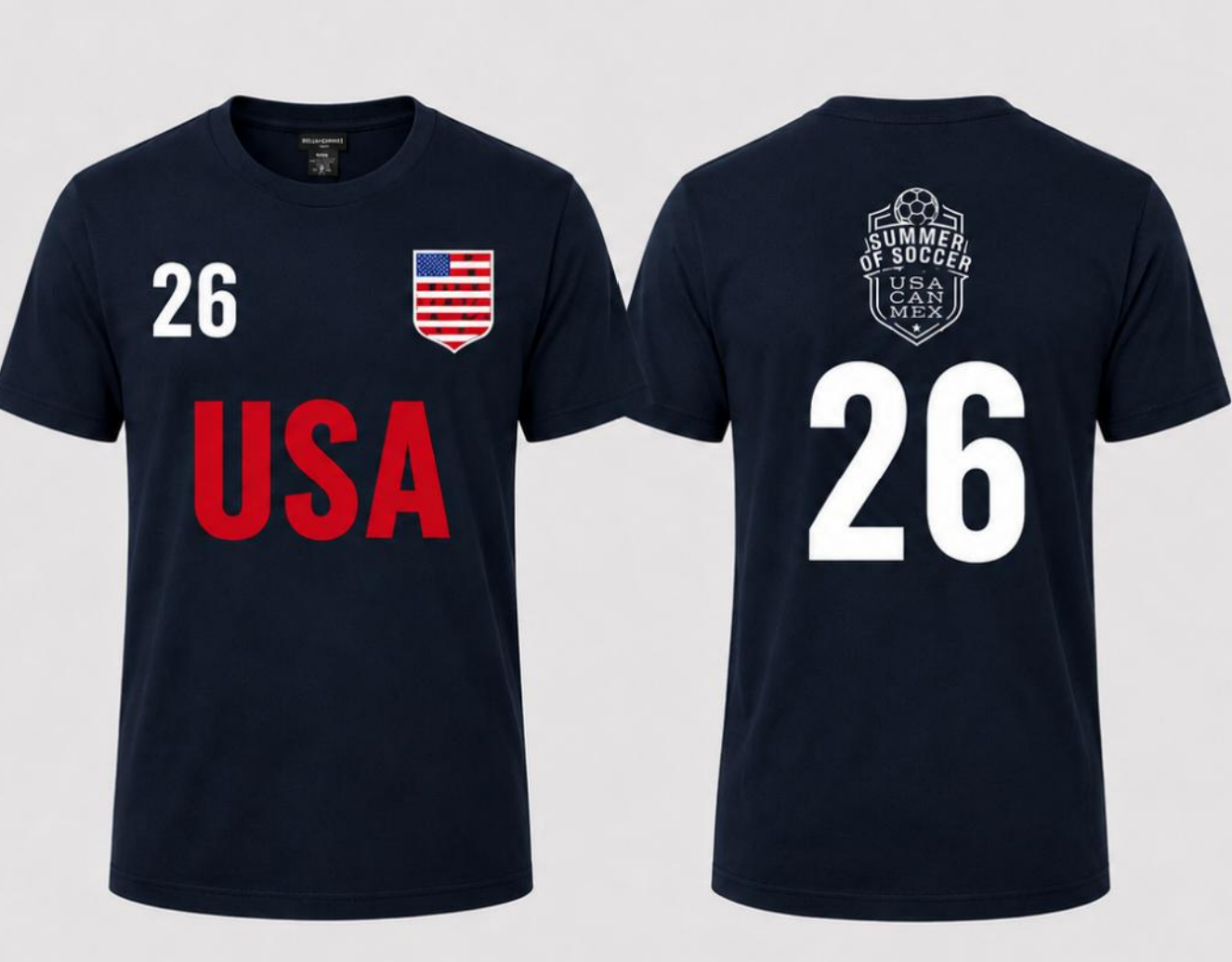 USA Bella + Canvas Unisex Jersey Short Sleeve Tee