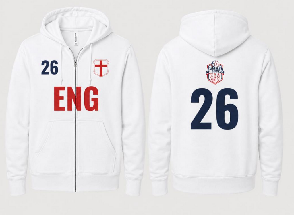 ENG Bella + Canvas Unisex Full Zip Hoodie