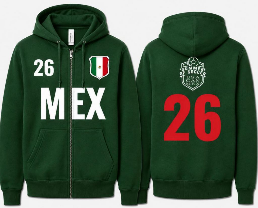 MEX Bella + Canvas Unisex Full Zip Hoodie