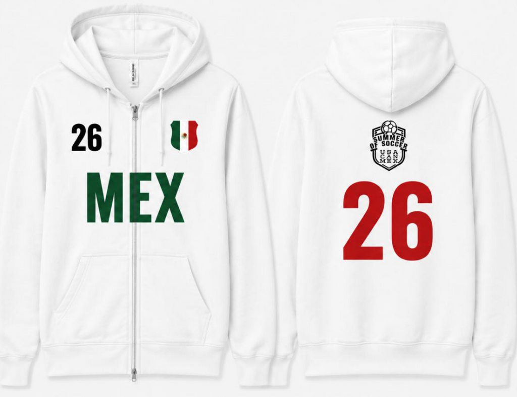 MEX Bella + Canvas Unisex Full Zip Hoodie