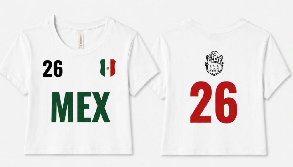 MEX Next Level Women's Jersey Crop Tee