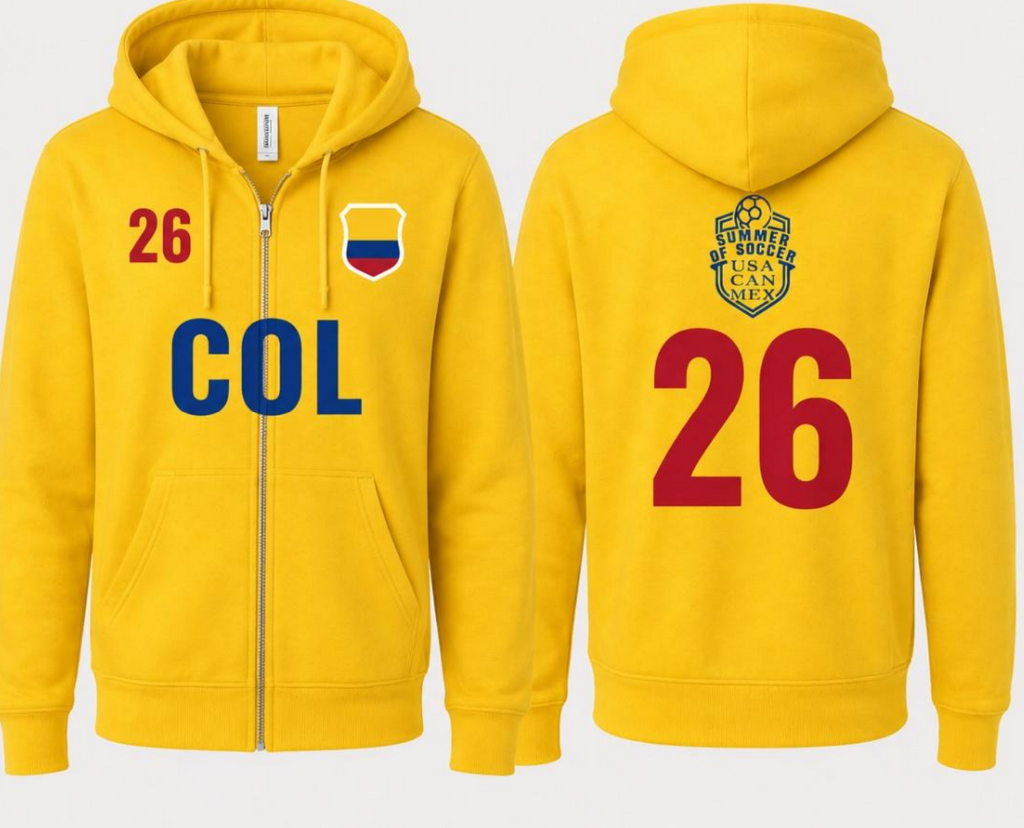 COL Bella + Canvas Unisex Full Zip Hoodie