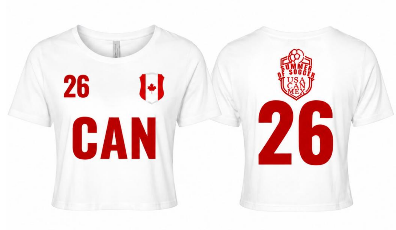 CAN Next Level Women's Crop Tee