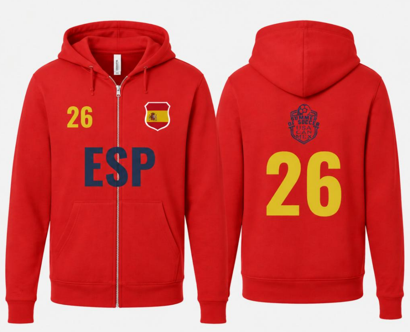 ESP Bella + Canvas Unisex Full Zip Hoodie