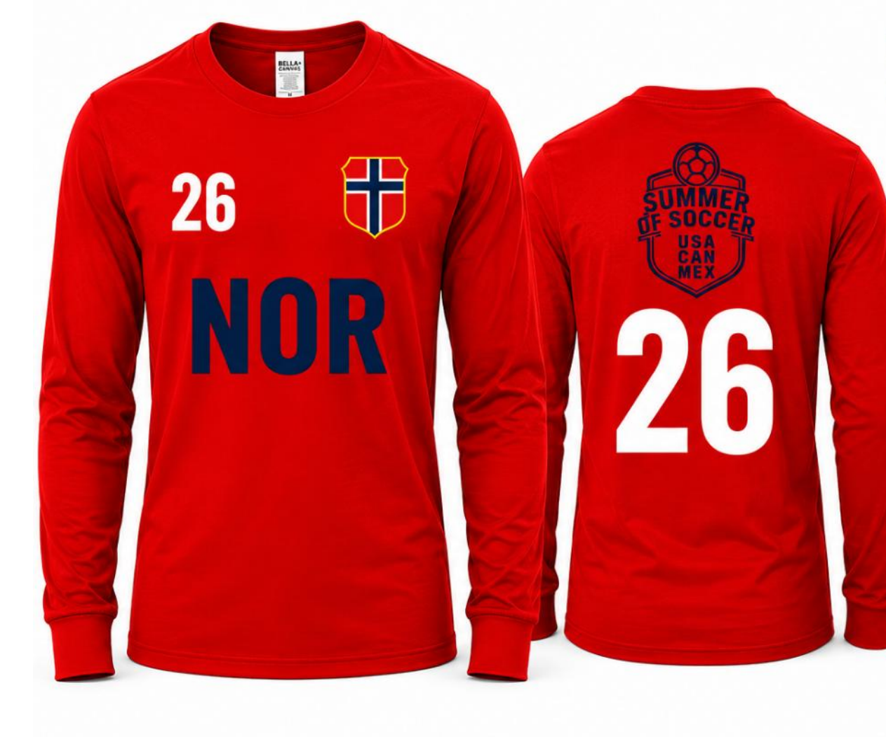 NOR Bella + Canvas Unisex Jersey Long Sleeve